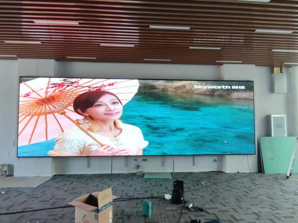 江西P1.53led小间距屏安装案例